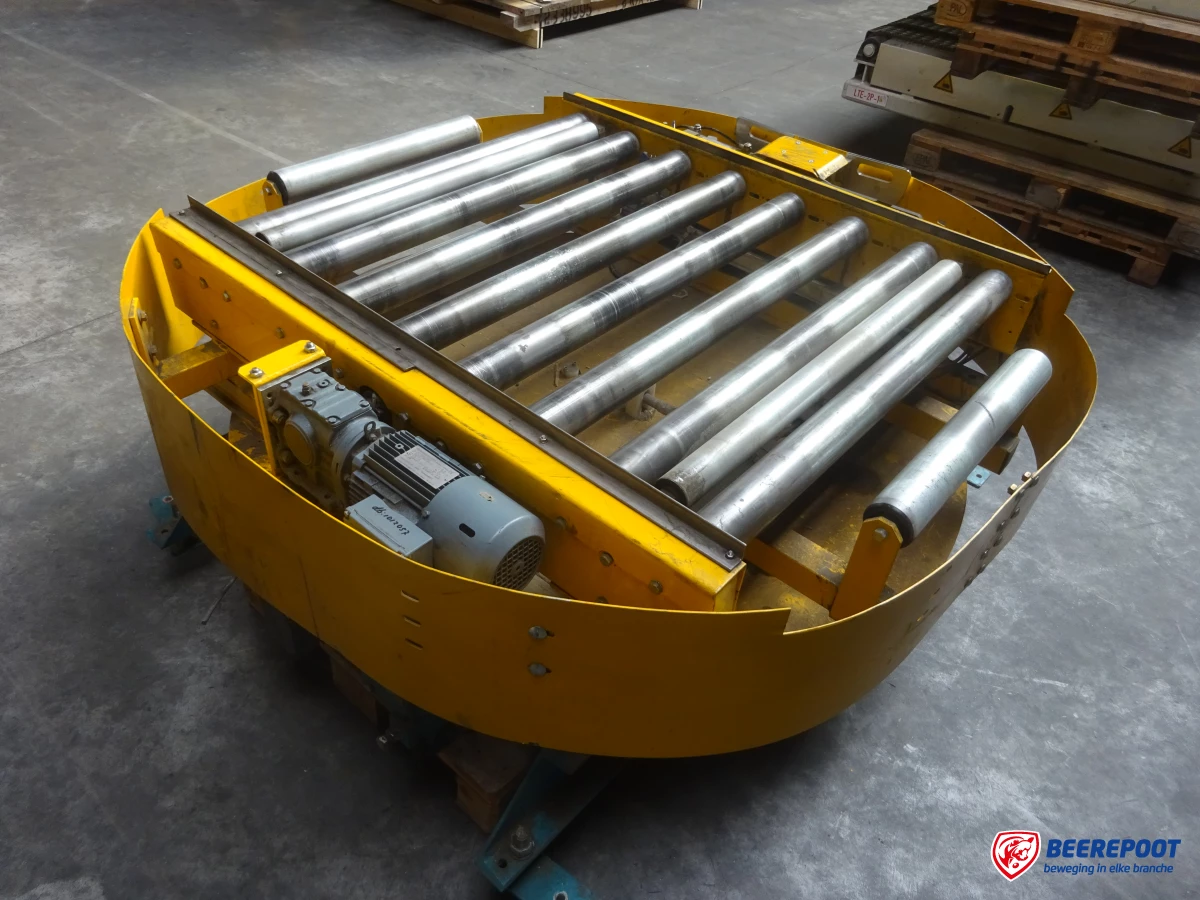 Roterende rollenbaanwissel